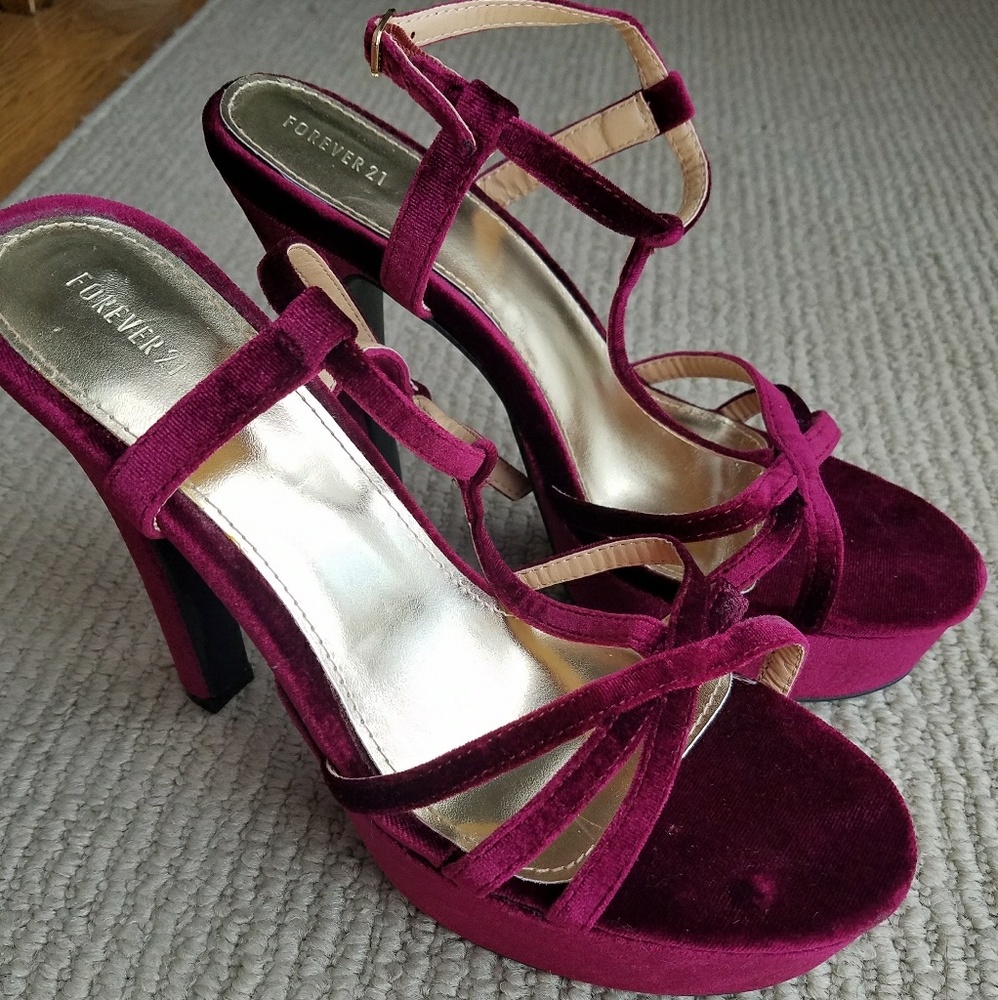 Burgundy Heels